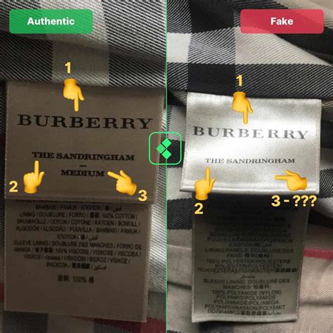 authenticity of burberry logo.